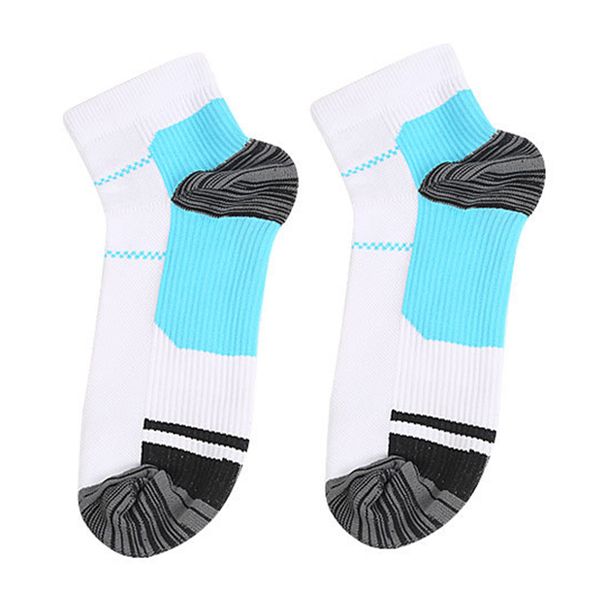 

men women compression sock athletic plantar fasciitis heel spurs anti fatigue sports moisture wicking arch pain fitness daily, Black