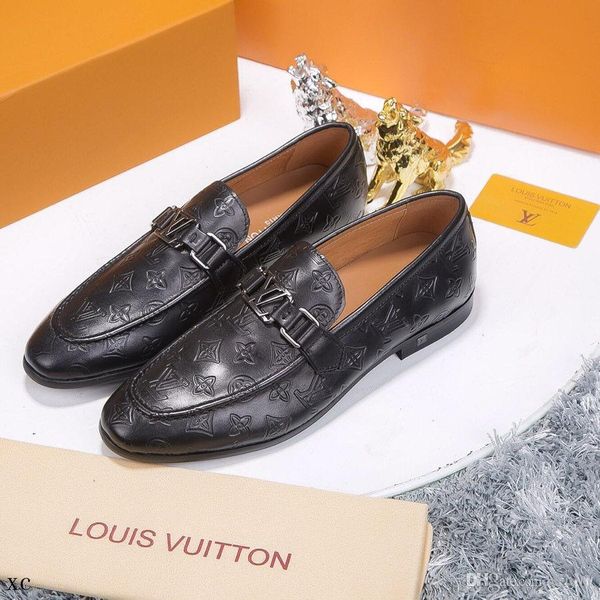 

20ss formal shoes men classic leather shoes men dress luxury brands mens dress shoes coiffeur chaussure homme scarpe uomo eleganti madaod, Black