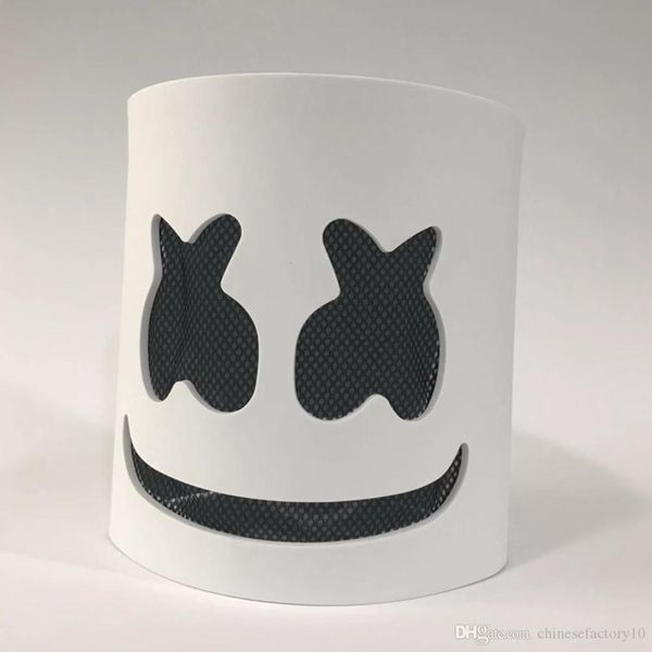 

dj marshmello mask cartoon halloween cosplay headgears bar music helmet props without led