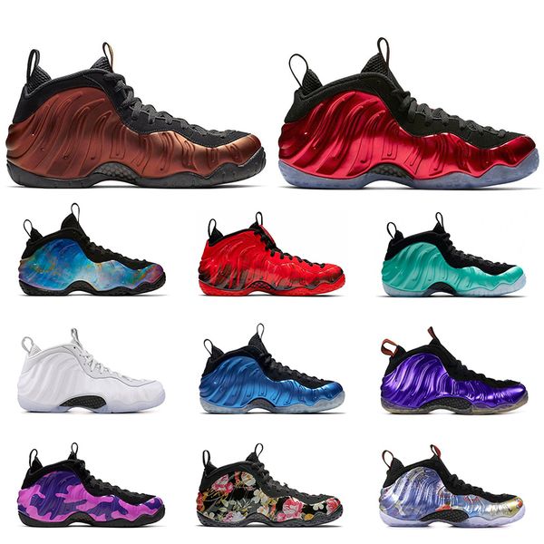 

2019 new men basketball shoes foam one penny hardaway usa hyper cobalt obsidian glitter olympic cny big bang mens athletic sports sneakers