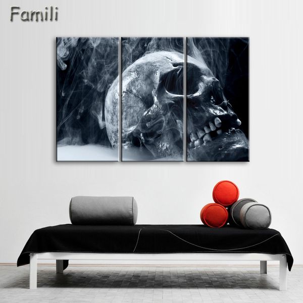 

Printed skull picture Canvas Painting modern decoration wall art decor for living room home Canvas Print art unframed