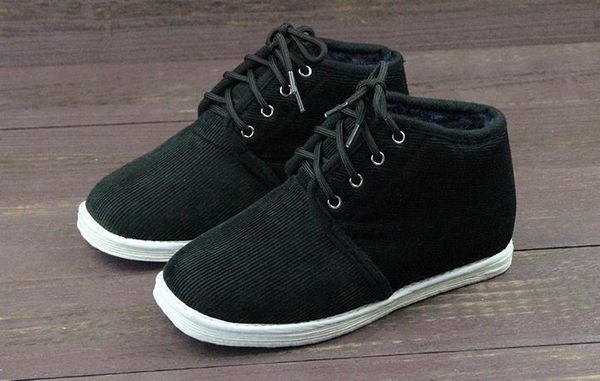 

kids&winter warm handmade cotton tai chi taiji sneakers shaolin monk shoes shoes nun wushushoes black