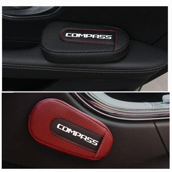 

soft leather leg cushion knee pad armrest pad interior car accessories for compass