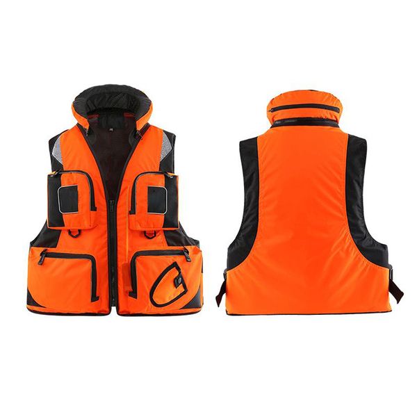 

life vest & buoy for plus size men women kids swimming boating drifting waistcoat with whistle xxl water sports