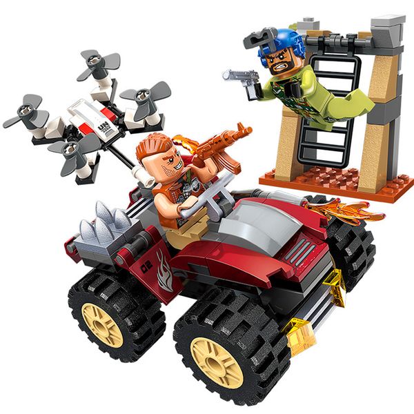 Compre Enlighten Military War City Series Thunder Mission Ambush
