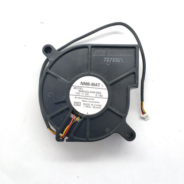 

new original nmb bm6025-04w-b59 t58 tb5 60*25mm 6cm 12v 0.18a 0.24a turbine centrifugal blower projector cooling fan