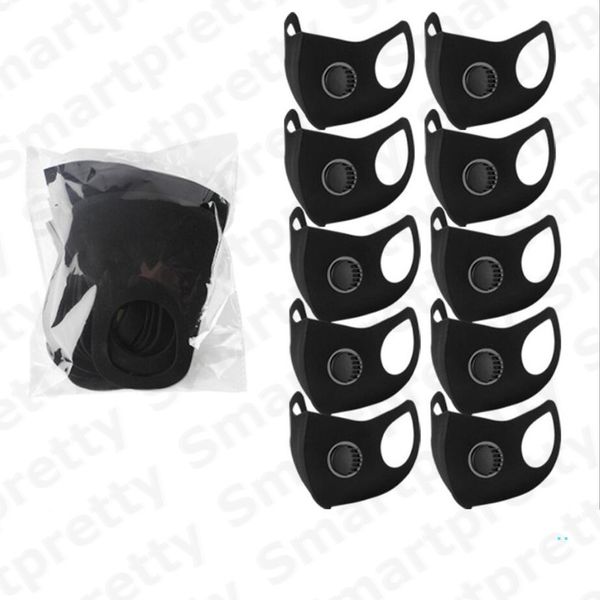 

3d pm2. 5 дыхательный клапан маски для лица анти-пыль и вирус гриппа дымка капельная маска регулируемая kn95 n95 защитная маска для женщин м