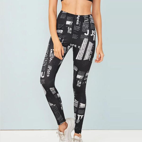 

sport legging high waist push up yoga pants leggings letter print workout leggings fitness sports running yoga athletic pants, White;red