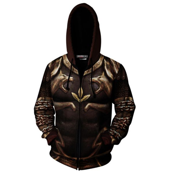 

2019 winter dropshipping god of war hoodie sweatshirt for men 3d print hoodies streetwear casual cospaly hoodies, Black