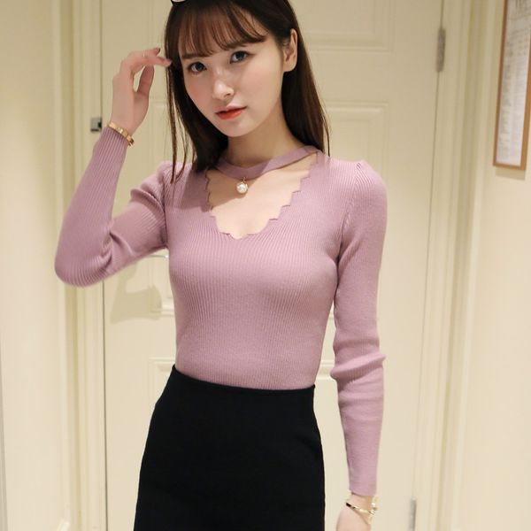 

ohclothing 3753 - 2016 korean autumn new women's sweater, Black;white
