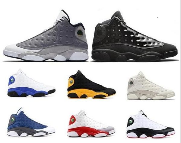 

13s mens basketball shoes cap and gown atmosphere grey dirty bred chicago hyper royal grey toe black cat olive 13 mens sports sneakers