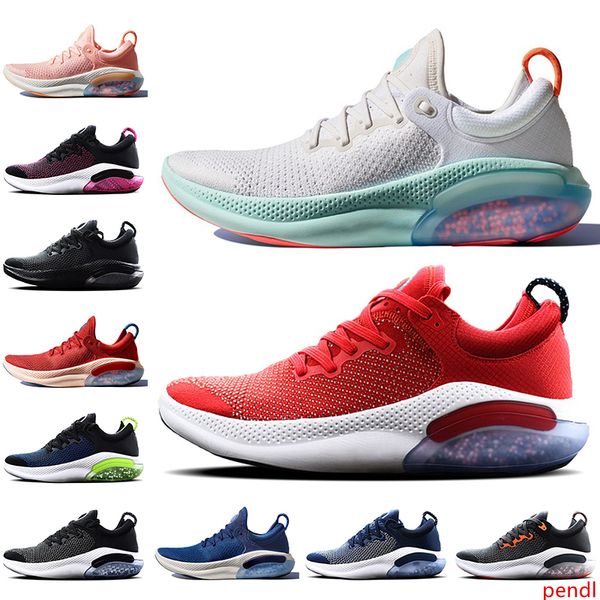 

2019 new joyride run fk knit running shoes for men platinum tint university red black white oreo navy blue sports trainers designer sneakers