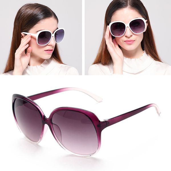 

mizho 2019 fashion oval sunglasses women oversized brand design vintage color black gradient ladies sun glasses clear shades uva, White;black