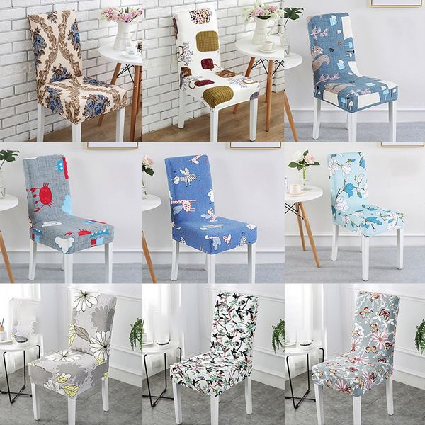 New Elastic Force Chair Cover Slipcovers Dining Room Wedding Party