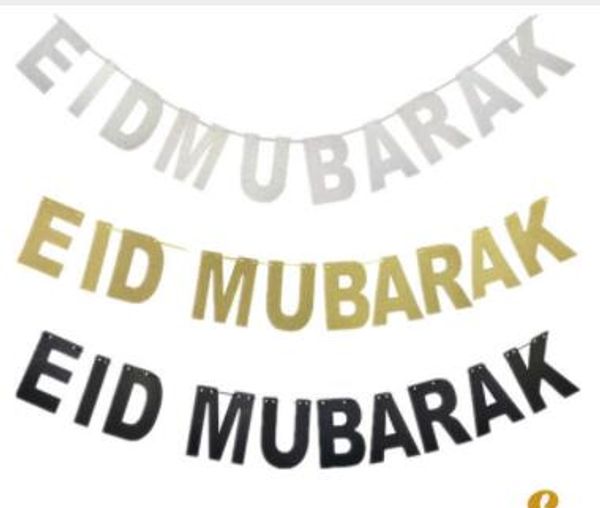 

золото eid mubarak ну вечеринку баннер флаг свадебные украшения вечеринка вымпел летняя пляжная вечеринка украшения висит баннеры пользу