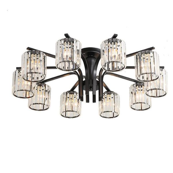 

creative crystal living room ceiling light chandelier modern simple dining room glass wall lamp factory direct sale new style