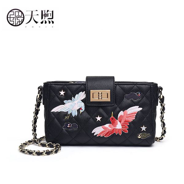 

pmsix 2019 новая мода атмосфера этнический стиль сумка wild crossbody сумка