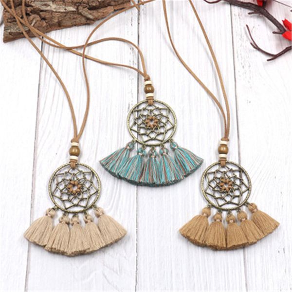 

new vintage boho long fringe tassel necklaces pendant for women collier femme glass beaded crystal bohemian jewelry collar, Silver