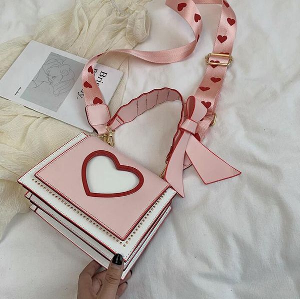 

fashion lady handbag with heart women shoulder bags crossbody bag ph-rg2061738