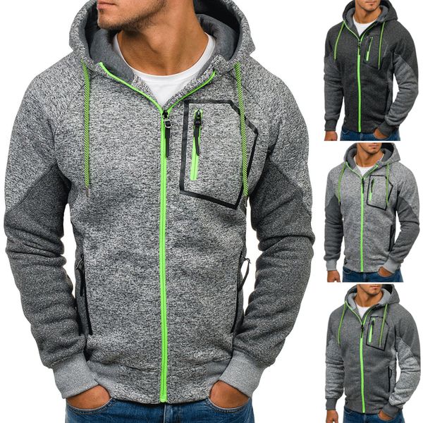 

male pullover hoodie men hoodies print jacket spring autumn drawstring zipper hoode sweatshirt coat a15
