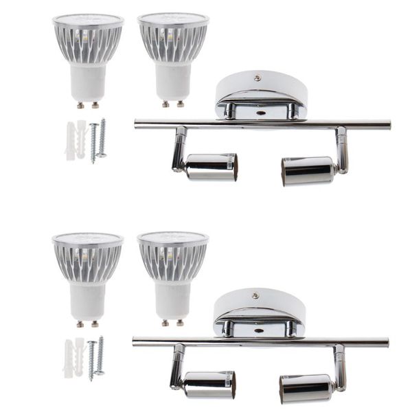 

9w крытый потолочный spotlight 2 фары современные украшения лампы gu10 вращающийся