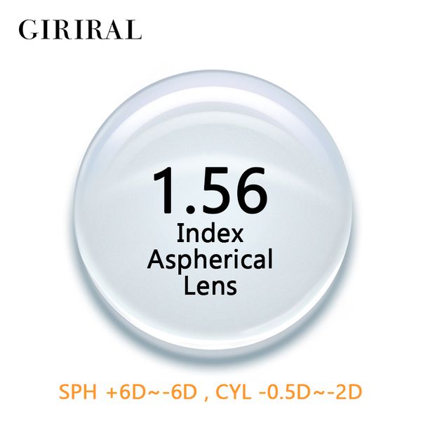 

1.56 index cr-39 single version lenses eye myopia optical prescription clear aspheric eyeglass lenses #1.56cr, Silver