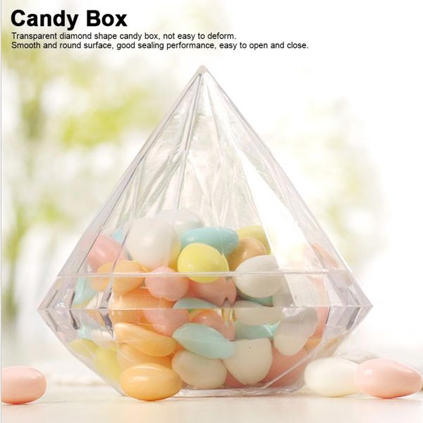 12pcs plastic candy shape round candy box wedding birthday party decorat t
