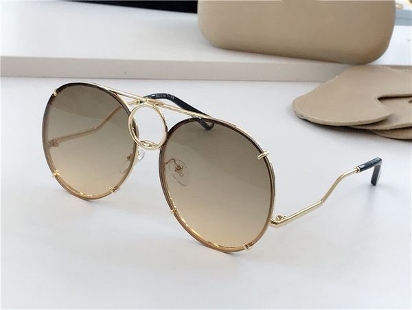 

designer fashion sunglasses new glasses 145 women's 400 frame interchangeable uv lenses popular style avant-garde metal protective pilo, White;black