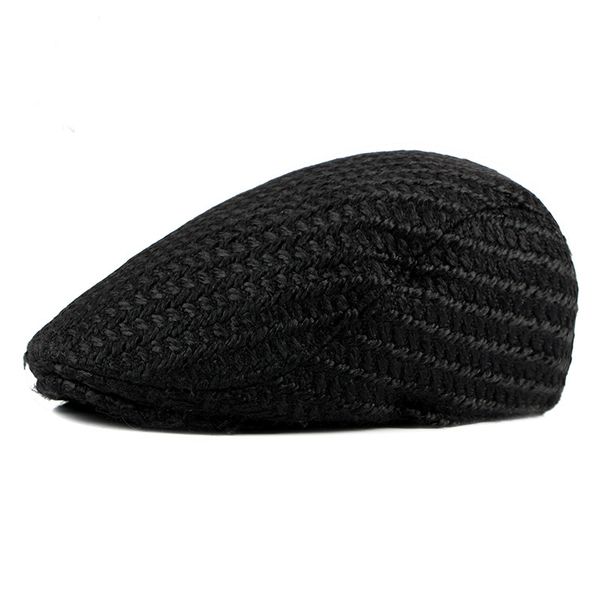 

2019 men plaid newsboy caps retro octagonal hat fashion female autumn hat flat tweed visor caps, Blue;gray
