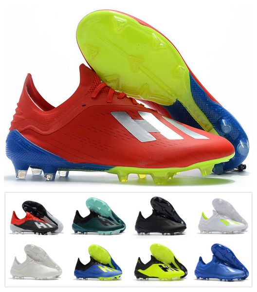 

Hot X 18.1 FG 18 Футбол Мужские Футбольные Бутсы 18 Высочайшее Качество SKELETALWEAVE Сапоги Ра