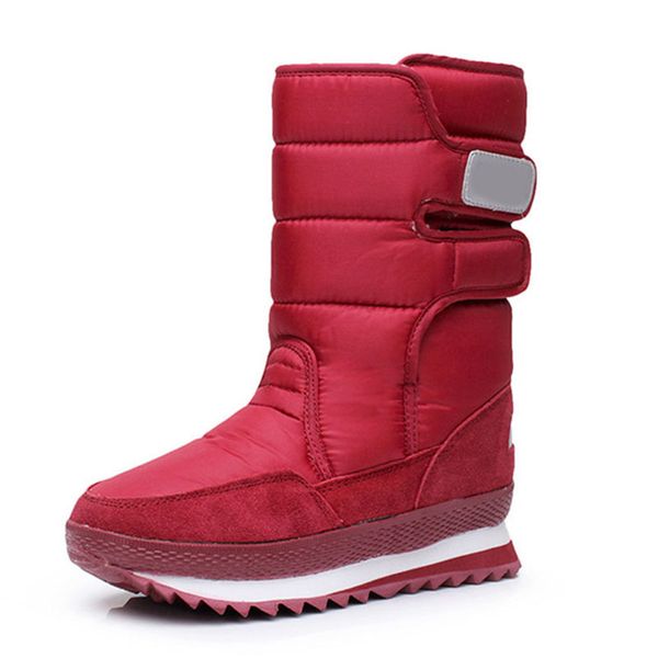 

women boots super warm women snow boots for winter shoes woman plus size botas feminina plush insole winter black white