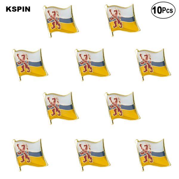 

limburg lapel pin flag badge brooch pins badges 10pcs a lot, Gray