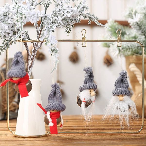 

christmas puppet doll bell pendant hanging ornaments pendant creative gift party home tree decoration supplies
