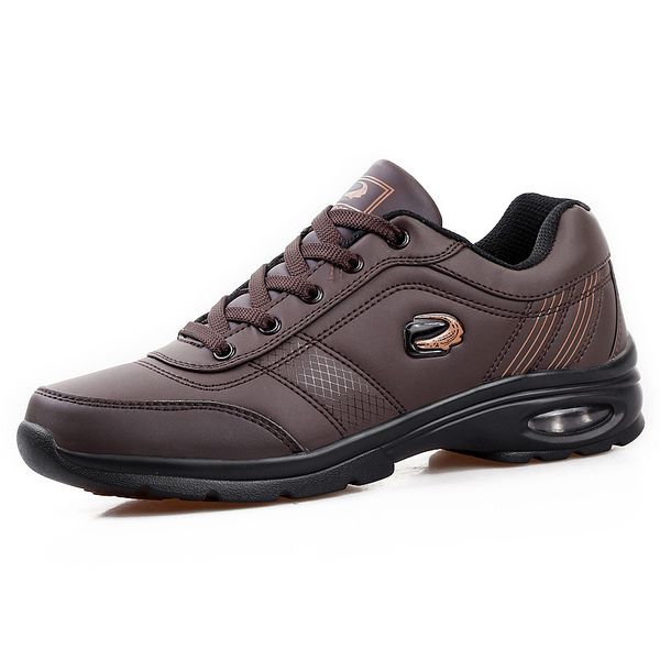 

2019 fashion spring autumn mens trend casual shoes black white brown blue grey mens breathable wild trainers sneaker shoes