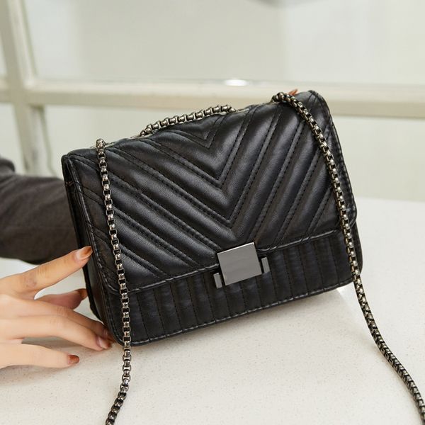 

корейская модная сумка женская 2020 новая цепочка малый аромат ветер кросс-боди сумка небольшой аромат темперамент