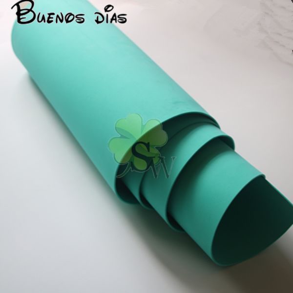 

aqure green color a grade environmental eva foam sheets,punch foam,children school handmade cosplay material 2mm thickness