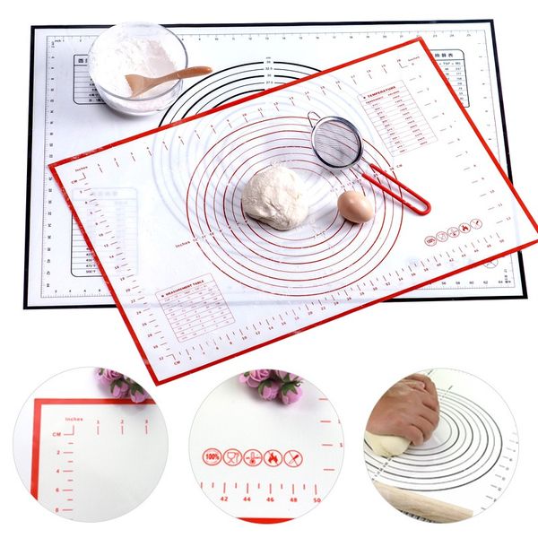 

designs silicone baking mat nonstick rolling dough mat pastry pad kneading dough tools kitchen accessories