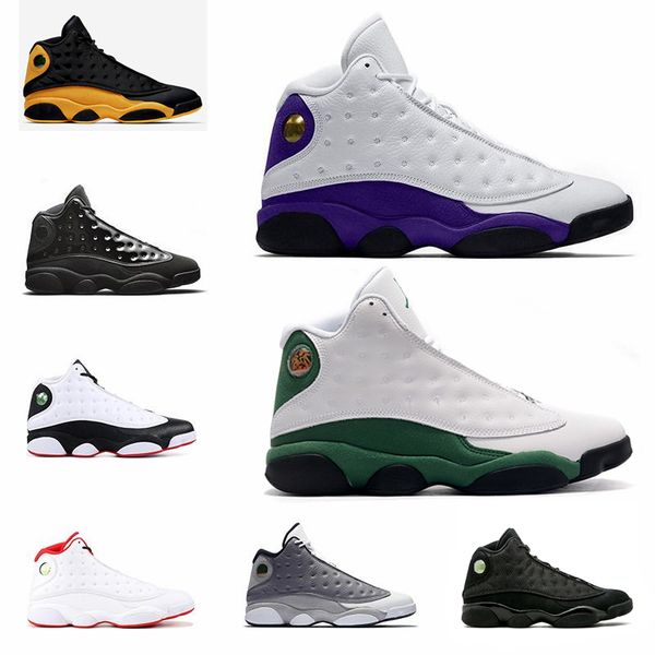

2019 new airretrojordan 13 basketball shoes 13s celtic lakers atmosphere grey cap and gown he got game bred mens ttainers sports sneakers