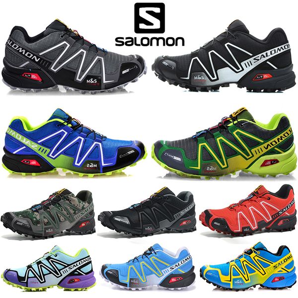 

Salomon Speed Cross 3 CS Mens Women Running Shoes SpeedCross Outdoor Walking Sneaker Black White Red Designer Sports Sneakers Size 36-46