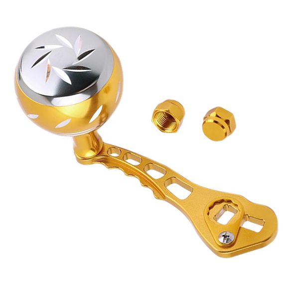 

power reel handle replacement, power baitcasting fishing reel handle grip with installation screws - colors optional