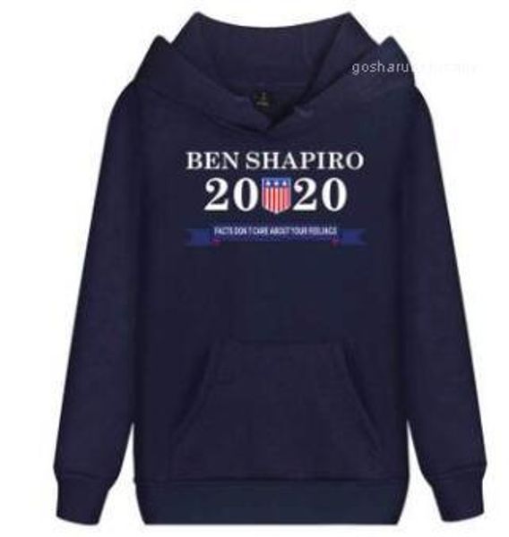 

sweatshirts long sleeved ben shapiro hooded hoodies men spring autumn 2020 fashion, Black