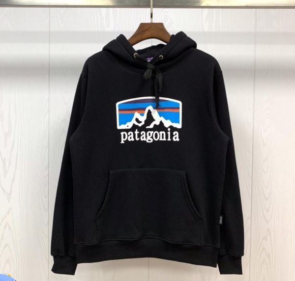 

new warm fashion patagonia hoodies men warm sweatshirts men women hip hop streetwear hoody man's clothing, Black