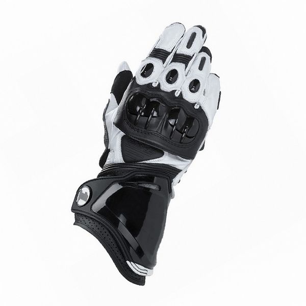 

New 4 color 100 genuine leather gp pro motorcycle long glove motogp racing driving gp pro motorbike original cowhide glove