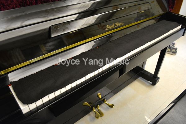 

niko piano key cover cloth black felt keyboard cover keep cleaning ing
