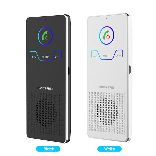 

new usb bluetooth handscar kit wireless bluetooth speaker phone car audio mp3 music player sun visor clip with charger