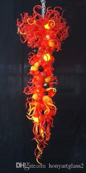 

100% mouth blown borosilicate l lamps led light source blown glass chandelier style hand blown glass large chandelier lighting