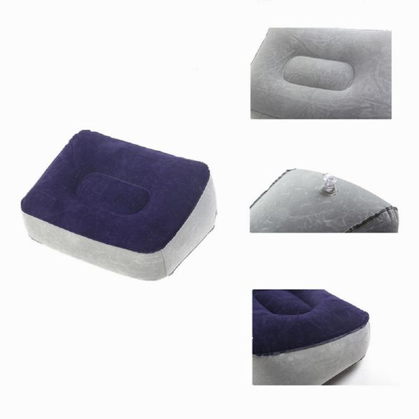 

inflatable foot rest cushion under desk support pillow knee sciatica hip joint ankle pain relief car airplane footrest pillows