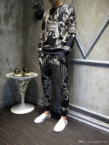 

2020 designer brand tracksuit italy stars mens tracksuit sport sweatshirt casual men jacket human head logo designer luxury mens sweat suits, Gray