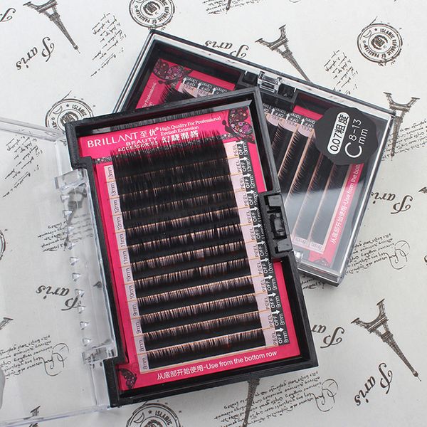 

mega volume thick customized extensions thick soft 8-13mm mixed plant false eyelash grafting 0.07/0.10/0.12/0.15