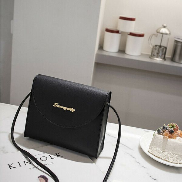 

2019 women bag pu leather messenger shoulder crossbody bag for lady tote satchel purse evening handbag fashion simple style